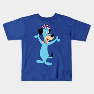 Huckleberry Hound - Patriotic USA Kids T-Shirt